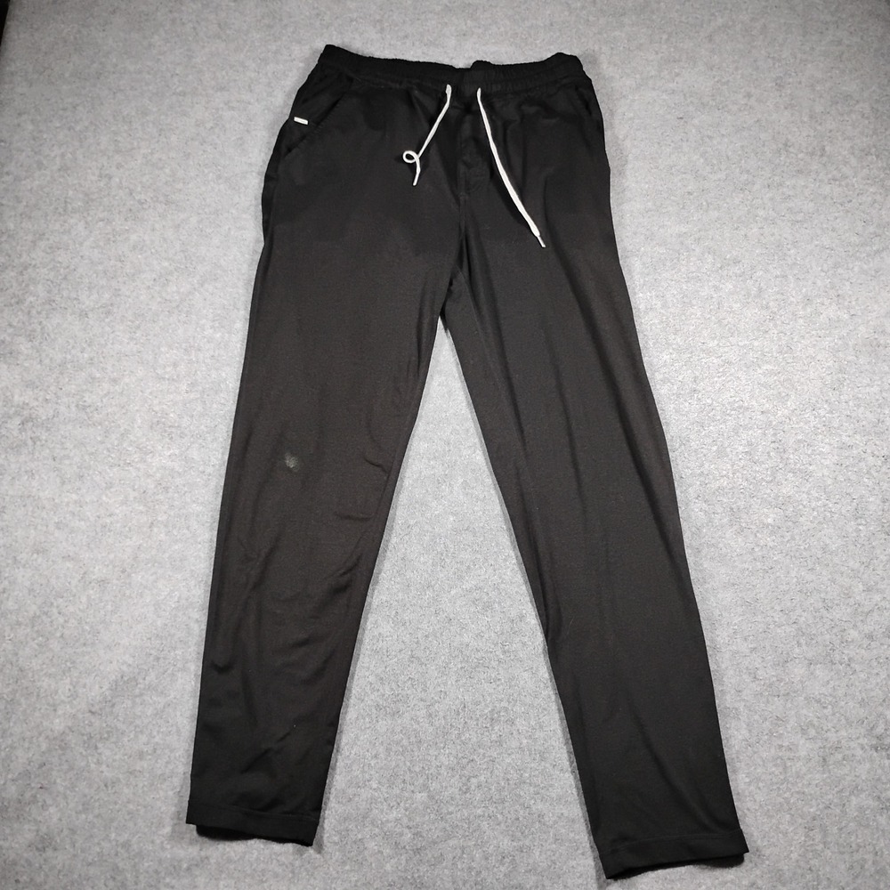 Vuori Ponto Performance Jogger Pants Men Large Black Athletic Sweatpants